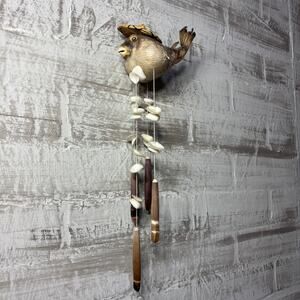 Pufferfish Taxidermy Seashell Wind Chime